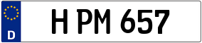 Truck License Plate